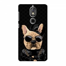 Чехлы с крутыми принтами для Nokia 7 - (PREMIUMPrint) Стильная собака - купить на Floy.com.ua
