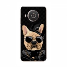 Чехлы с крутыми принтами для Nokia X10 - (PREMIUMPrint) Стильная собака - купить на Floy.com.ua