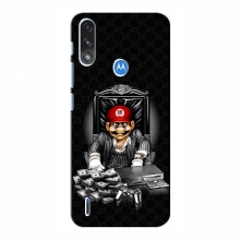 Чехлы с крутыми принтами для Motorola MOTO E7i - (PREMIUMPrint) Супер Марио - купить на Floy.com.ua