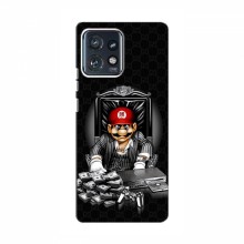 Чехлы с крутыми принтами для Motorola Edge 40 Pro - (PREMIUMPrint) Супер Марио - купить на Floy.com.ua