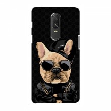 Чехлы с крутыми принтами для OnePlus 6 - (PREMIUMPrint) Стильная собака - купить на Floy.com.ua