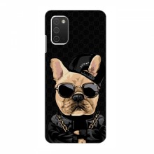 Чехлы с крутыми принтами для Samsung Galaxy A03s - (PREMIUMPrint) Стильная собака - купить на Floy.com.ua