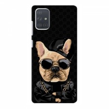 Чехлы с крутыми принтами для Samsung Galaxy A71 (A715) - (PREMIUMPrint) Стильная собака - купить на Floy.com.ua