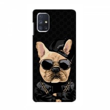 Чехлы с крутыми принтами для Samsung Galaxy M51 - (PREMIUMPrint) Стильная собака - купить на Floy.com.ua