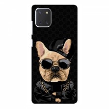 Чехлы с крутыми принтами для Samsung Galaxy Note 10 Lite - (PREMIUMPrint) Стильная собака - купить на Floy.com.ua