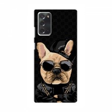 Чехлы с крутыми принтами для Samsung Galaxy Note 20 - (PREMIUMPrint) Стильная собака - купить на Floy.com.ua