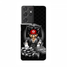 Чехлы с крутыми принтами для Samsung Galaxy S21 Plus - (PREMIUMPrint) Супер Марио - купить на Floy.com.ua