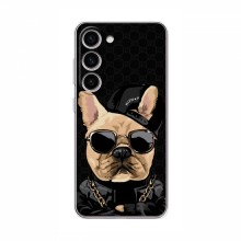 Чехлы с крутыми принтами для Samsung Galaxy S24 Plus - (PREMIUMPrint) Стильная собака - купить на Floy.com.ua