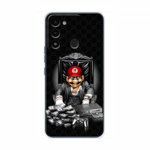 Чехлы с крутыми принтами для TECNO Spark 8 - (PREMIUMPrint) Супер Марио - купить на Floy.com.ua