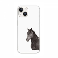 Чехлы с Лошадью для Айфон 16 (VPrint) Черный Конь - купить на Floy.com.ua