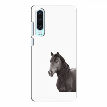 Чехлы с Лошадью для Huawei P30 (VPrint) Черный Конь - купить на Floy.com.ua