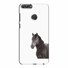 Чехлы с Лошадью для Huawei Y7 Prime 2018 (VPrint) Черный Конь - купить на Floy.com.ua