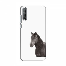 Чехлы с Лошадью для Huawei P Smart S / Y8p (2020) (VPrint) Черный Конь - купить на Floy.com.ua