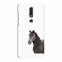 Чехлы с Лошадью для Nokia 3.1 Plus (VPrint) Черный Конь - купить на Floy.com.ua