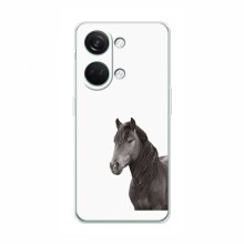 Чехлы с Лошадью для ВанПлас Норд 3 5G (VPrint) Черный Конь - купить на Floy.com.ua