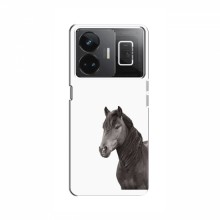 Чехлы с Лошадью для RealMe GT Neo 5 (VPrint) Черный Конь - купить на Floy.com.ua