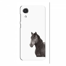 Чехлы с Лошадью для Samsung Galaxy A04 Core (VPrint) Черный Конь - купить на Floy.com.ua