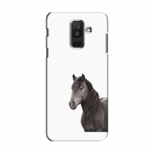 Чехлы с Лошадью для Samsung A6 Plus 2018, A6 Plus 2018, A605 (VPrint) Черный Конь - купить на Floy.com.ua
