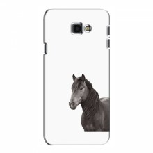 Чехлы с Лошадью для Samsung J4+, J4 Plus (VPrint) Черный Конь - купить на Floy.com.ua