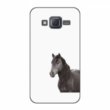 Чехлы с Лошадью для Samsung J5, J500, J500H (VPrint) Черный Конь - купить на Floy.com.ua
