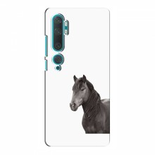Чехлы с Лошадью для Xiaomi Mi 10 (VPrint) Черный Конь - купить на Floy.com.ua