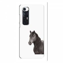 Чехлы с Лошадью для Xiaomi Mi 10s (VPrint) Черный Конь - купить на Floy.com.ua