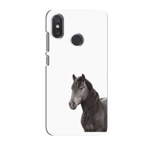 Чехлы с Лошадью для Xiaomi Mi8 (VPrint) Черный Конь - купить на Floy.com.ua