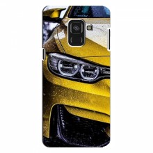 Чехлы с Машинами на Samsung A8 Plus , A8 Plus 2018, A730F (VPrint) Желтая машина - купить на Floy.com.ua