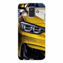 Чехлы с Машинами на Samsung A6 2018, A600F (VPrint) Желтая машина - купить на Floy.com.ua