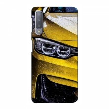Чехлы с Машинами на Samsung A7-2018, A750 (VPrint) Желтая машина - купить на Floy.com.ua