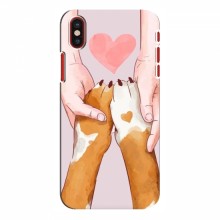 Чехлы с собаками для iPhone X (VPrint) Любовь к собакам - купить на Floy.com.ua