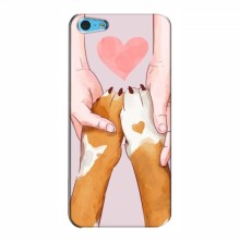 Чехлы с собаками для Apple 5c (VPrint) Любовь к собакам - купить на Floy.com.ua
