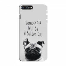 Чехлы с собаками для iPhone 8 Plus (VPrint) Смешной Мопс - купить на Floy.com.ua