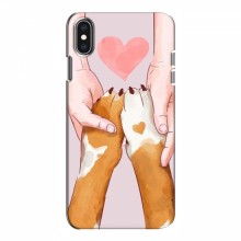 Чехлы с собаками для iPhone Xs (VPrint) Любовь к собакам - купить на Floy.com.ua