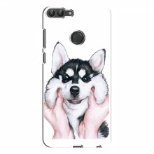 Чехлы с собаками для Huawei P Smart (VPrint) Довольный Хаски - купить на Floy.com.ua