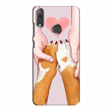Чехлы с собаками для Huawei Y7 2019 (VPrint) Любовь к собакам - купить на Floy.com.ua