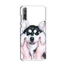 Чехлы с собаками для Huawei P Smart S / Y8p (2020) (VPrint) Довольный Хаски - купить на Floy.com.ua