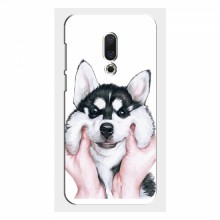 Чехлы с собаками для Meizu 16 Plus (VPrint) Довольный Хаски - купить на Floy.com.ua