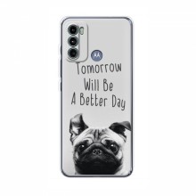Чехлы с собаками для Motorola MOTO G60 (VPrint) Смешной Мопс - купить на Floy.com.ua