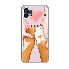 Чехлы с собаками для Nothing Phone 1 (VPrint) Любовь к собакам - купить на Floy.com.ua