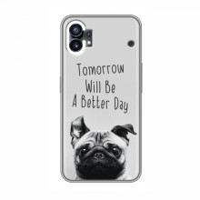 Чехлы с собаками для Nothing Phone 1 (VPrint) Смешной Мопс - купить на Floy.com.ua