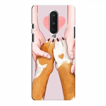 Чехлы с собаками для OnePlus 8 (VPrint) Любовь к собакам - купить на Floy.com.ua