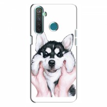 Чехлы с собаками для RealMe 5 (VPrint) Довольный Хаски - купить на Floy.com.ua