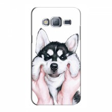Чехлы с собаками для Samsung J3, J300, J300H (VPrint) Довольный Хаски - купить на Floy.com.ua