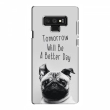 Чехлы с собаками для Samsung Note 9 (VPrint) Смешной Мопс - купить на Floy.com.ua