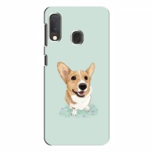 Чехлы с собаками для Samsung Galaxy A20e (VPrint) Корги - купить на Floy.com.ua