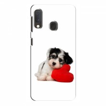 Чехлы с собаками для Samsung Galaxy A20e (VPrint) Песик - купить на Floy.com.ua