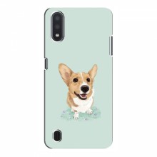 Чехлы с собаками для Samsung Galaxy A01 (A015) (VPrint)