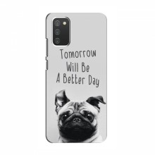 Чехлы с собаками для Samsung Galaxy A02s (VPrint) Смешной Мопс - купить на Floy.com.ua