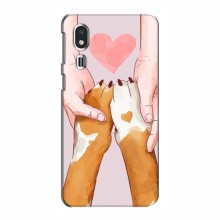 Чехлы с собаками для Samsung Galaxy A2 Core (VPrint) Любовь к собакам - купить на Floy.com.ua